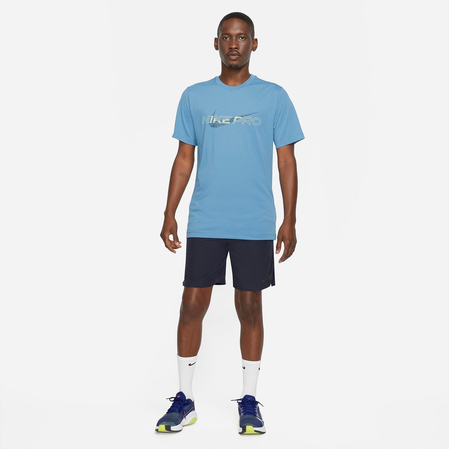 

Мужские тренировочные шорты Nike Pro Dri-FIT Flex Rep, синий