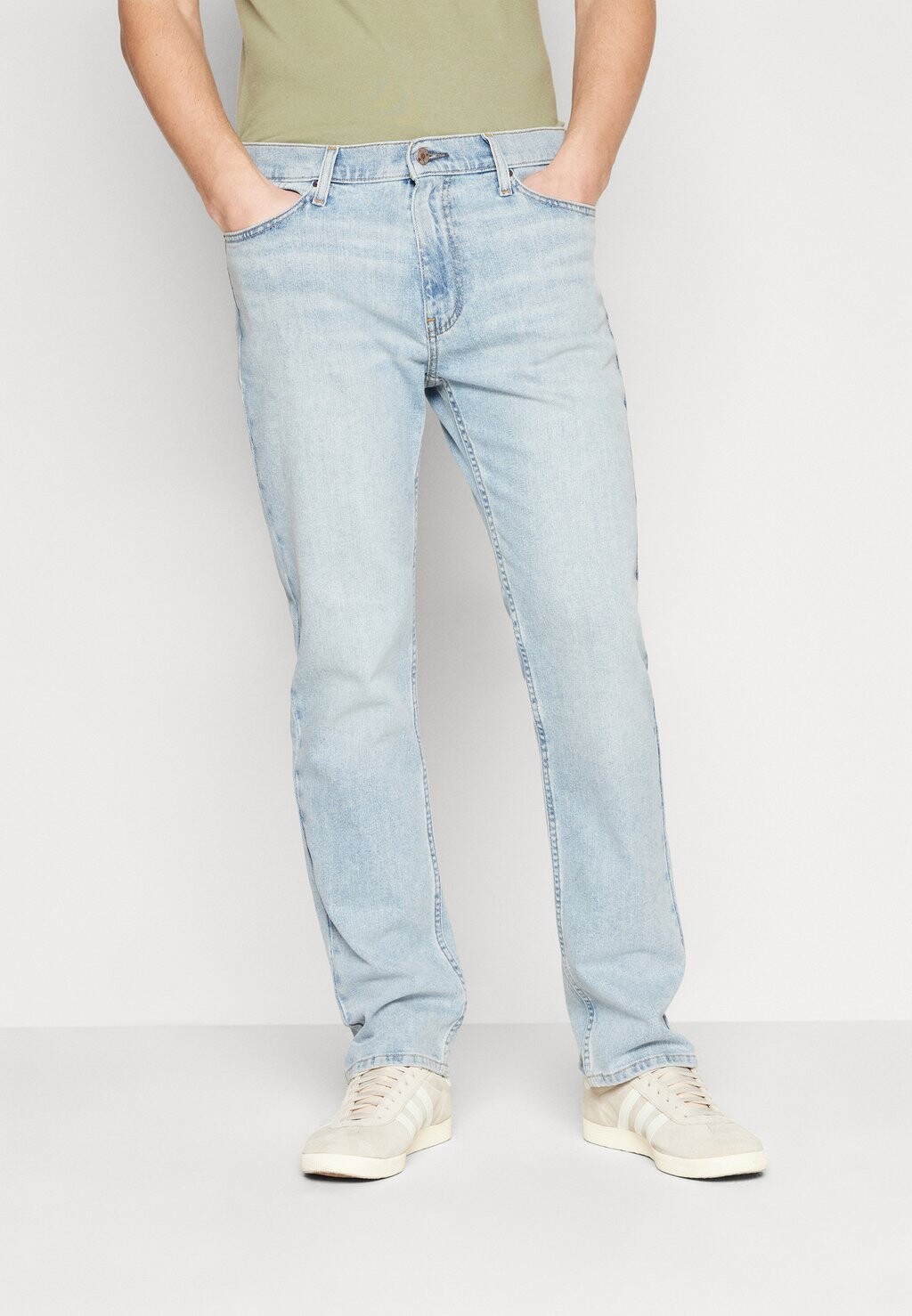 

Джинсы прямого кроя CORE TRUE Hollister Co., цвет light wash