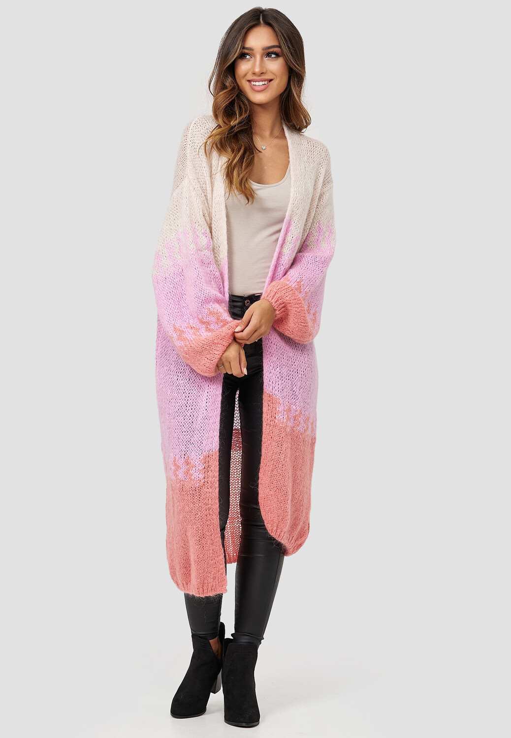 

Кардиган Decay Strickjacke, розовый