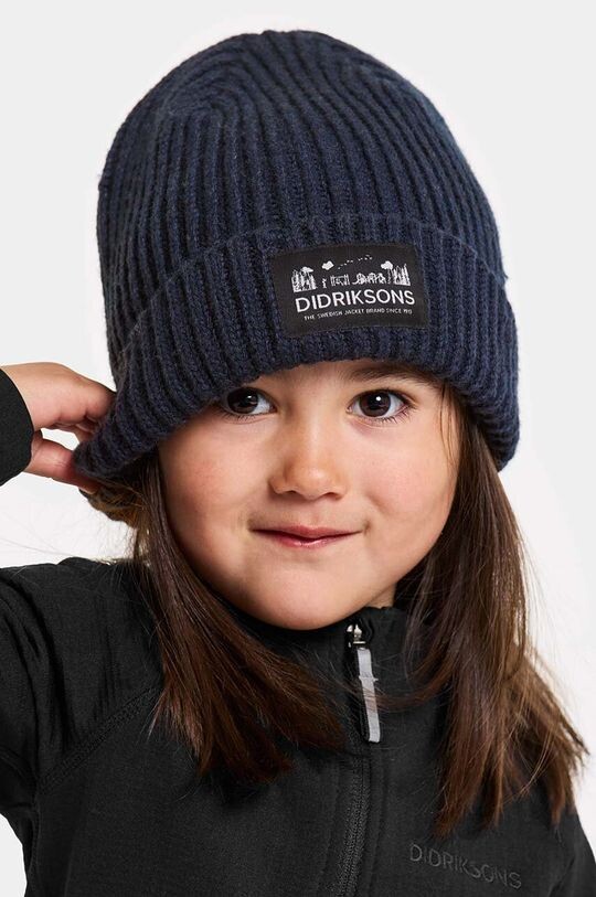 

Детская шапка BUS KDS BEANIE Didriksons, темно-синий