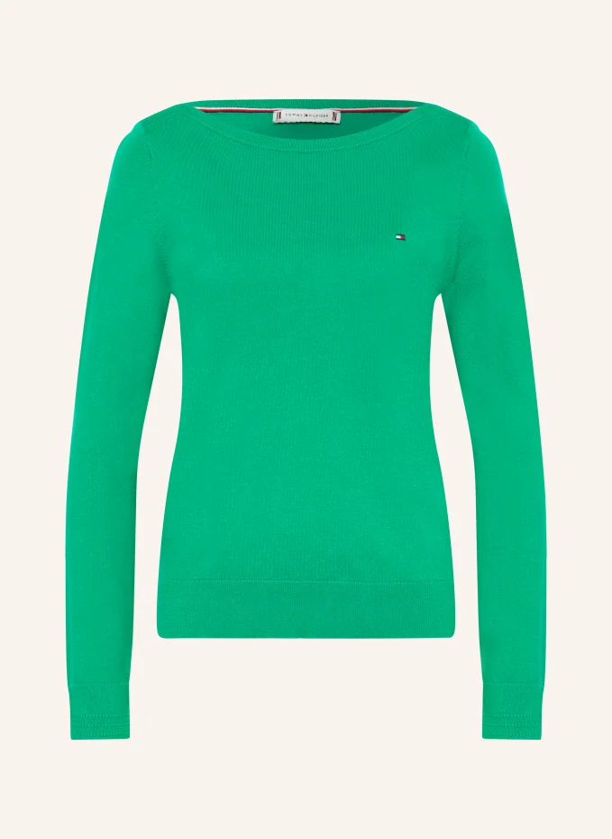 

Пуловер Tommy Hilfiger, зеленый