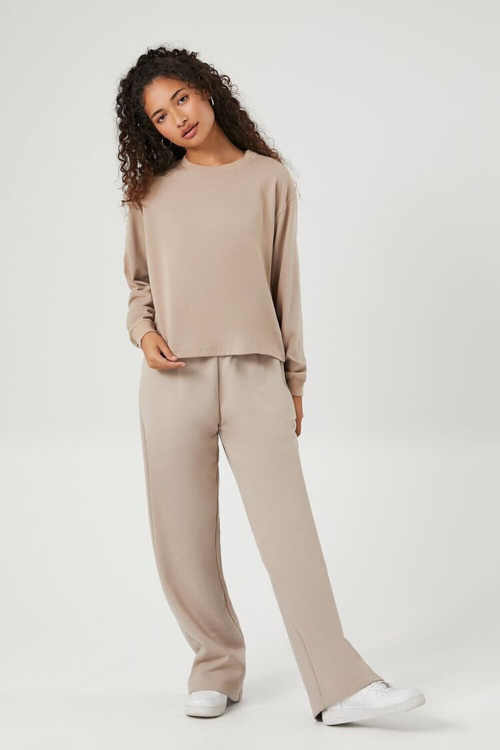 

Широкие брюки из френч терри Forever 21