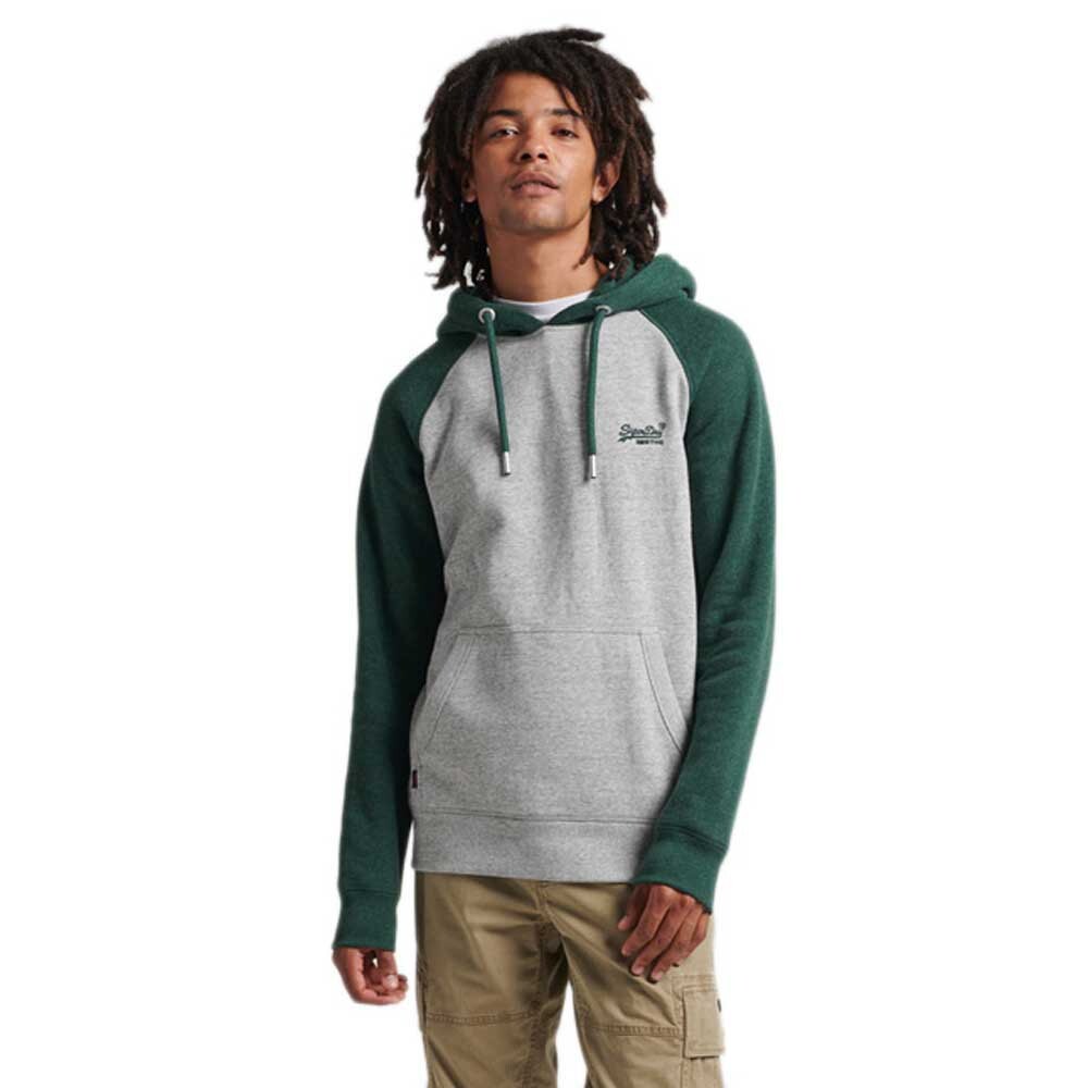 

Худи Superdry Vintage Logo Emb Baseball, зеленый