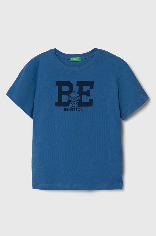 

Хлопковая футболка для детей United Colors of Benetton, синий