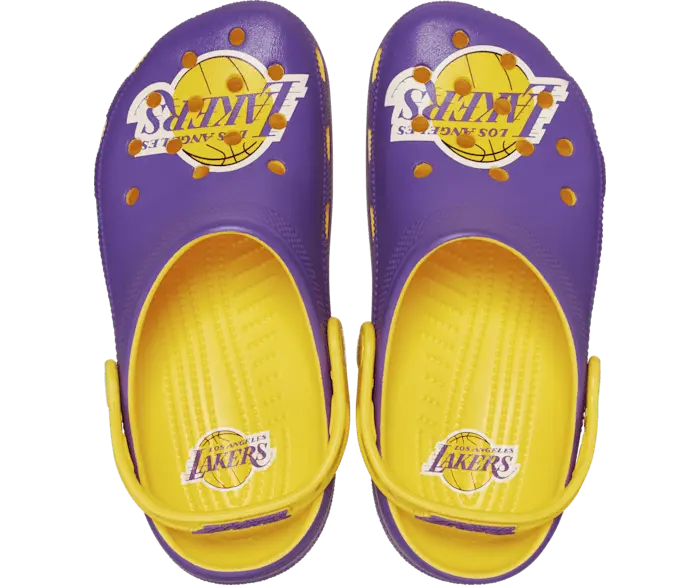 

Классические сабо NBA Los Angeles Lakers Crocs женские, цвет Sunflower