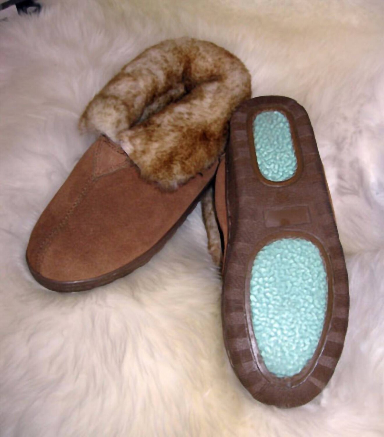 

Каштановые мужские ботильоны из овчины Deerfield Leathers Raindance Naked