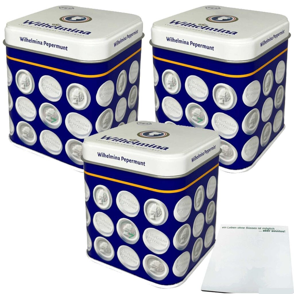 

Пастилки Wilhelmina Pepermunt в упаковке 3 шт (3х100г) + блок усы USY
