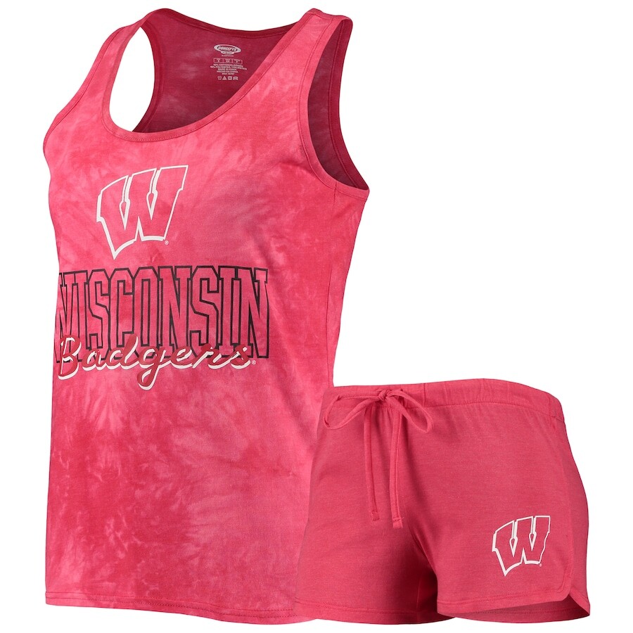 

Пижамный комплект Concepts Sport Wisconsin Badgers, красный