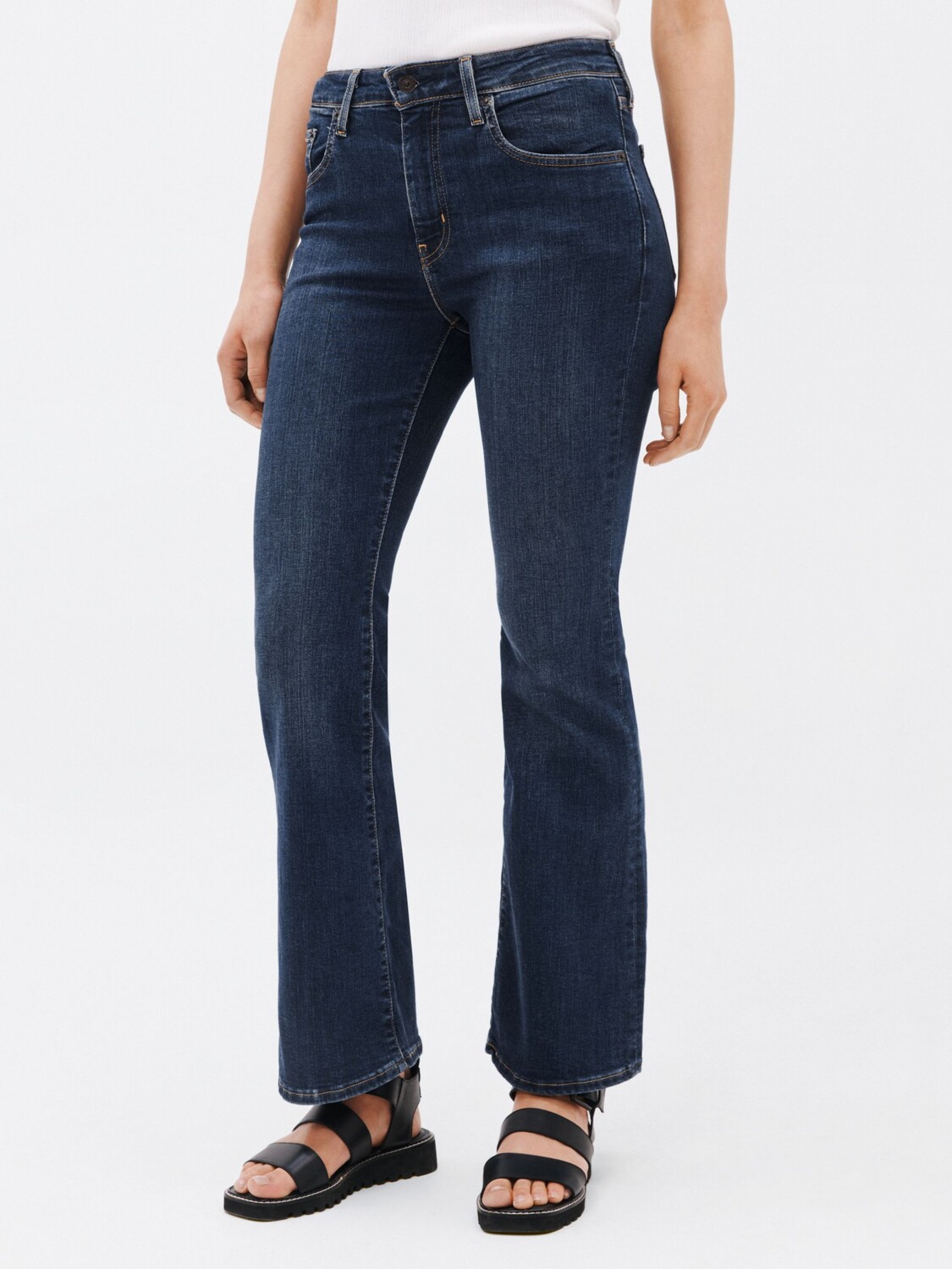 

Расклешенные джинсы Levi's 726 с высокой посадкой, цвет Blue Swell