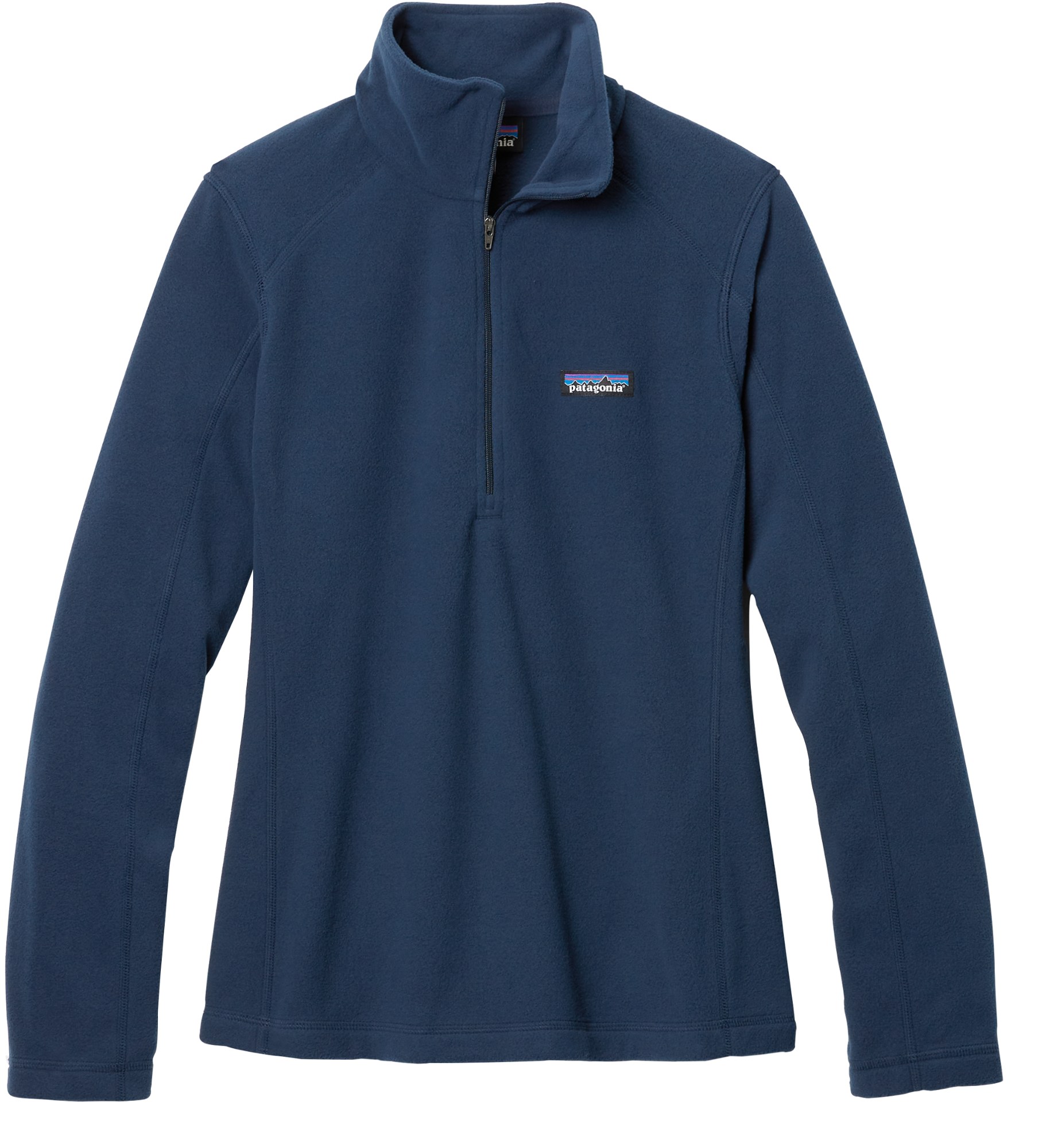 Флисовый пуловер с молнией в четверть размера Micro D — женский Patagonia, синий мужской флисовый пуловер micro d patagonia серый