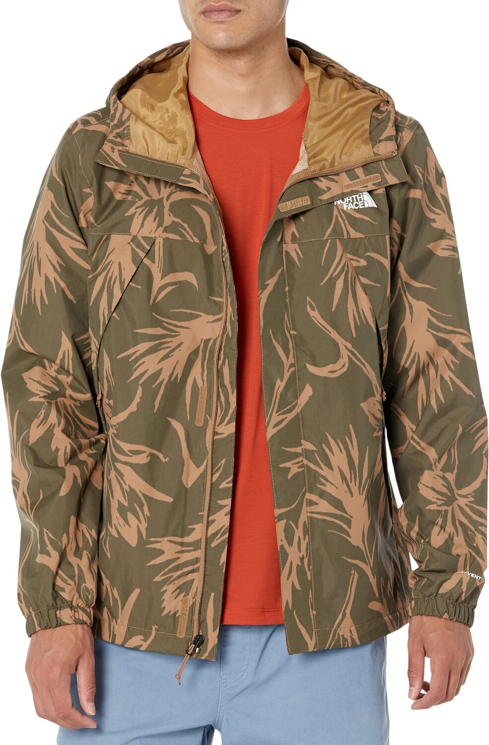 

Куртка Антора The North Face, цвет Utility Brown Tropical Paintbrush Print