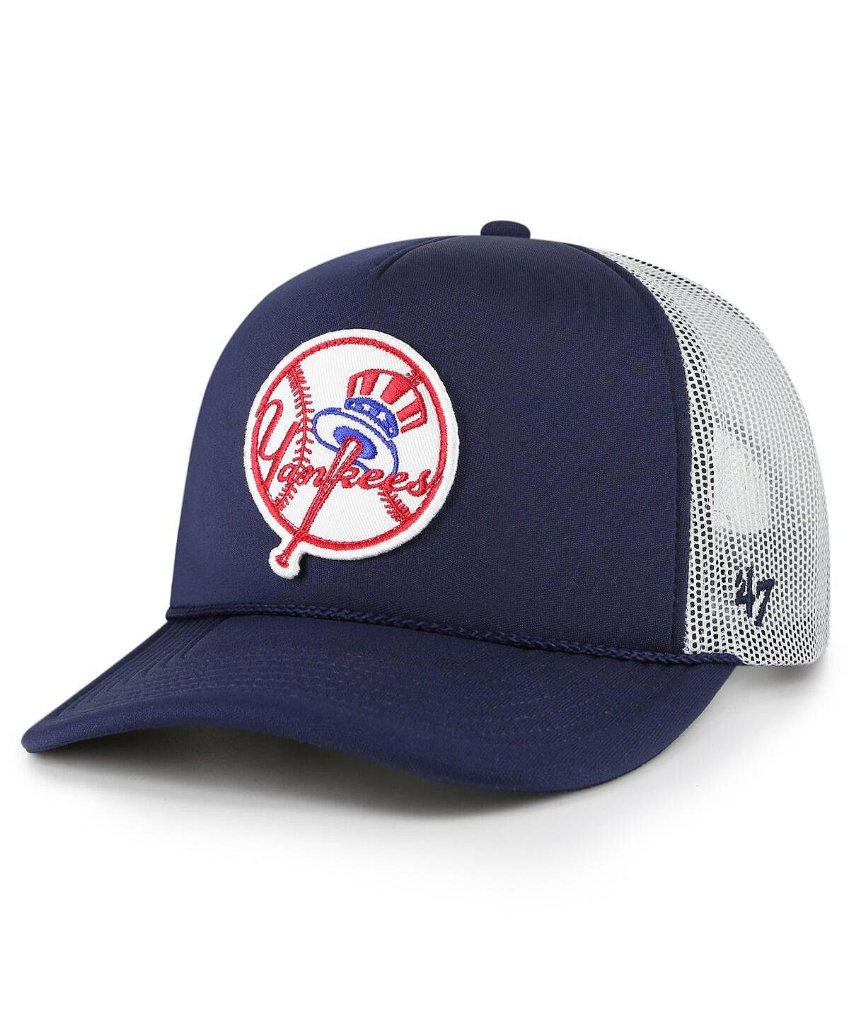 

Мужская темно-синяя кепка с логотипом New York Yankees Trucker Snapback '47 Brand