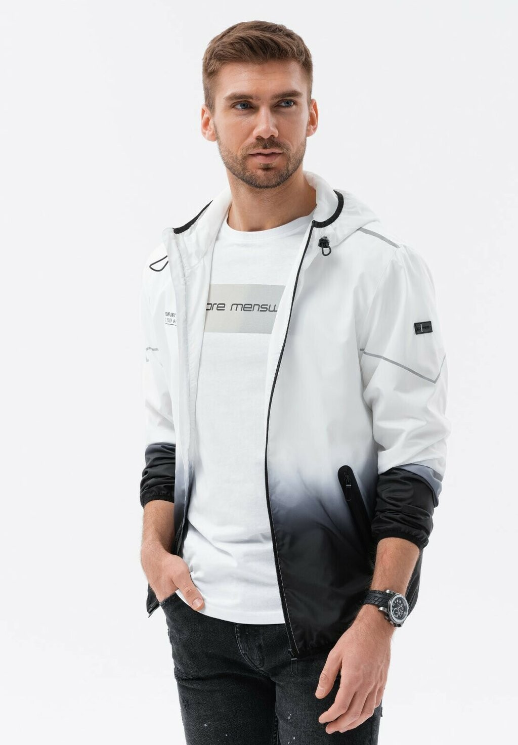 

Спортивная куртка LIGHTWEIGHT SPORTS With EFFECT Ombre, черный
