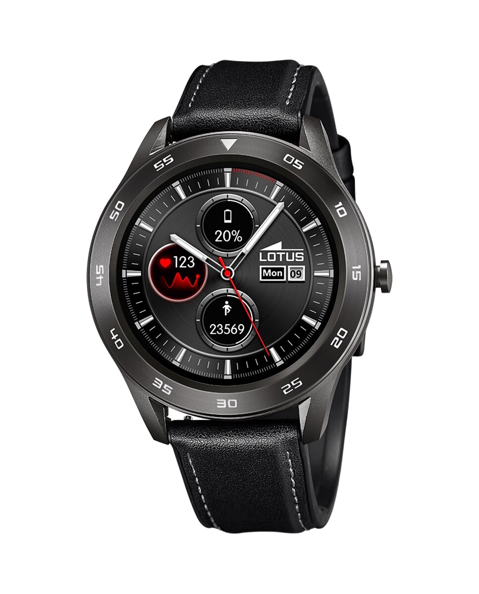 

Мужские часы 50012/C Smartwatch Collection черные кожаные LOTUS, черный