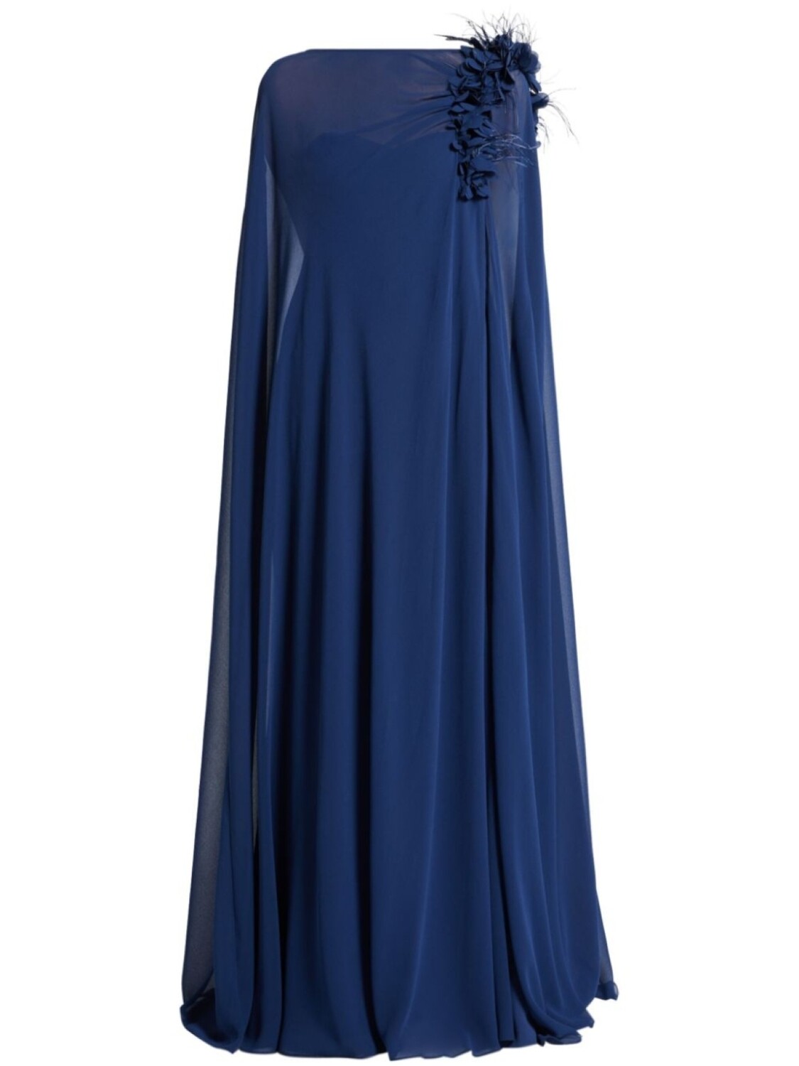 

Платье-накидка Badgley Mischka, синий