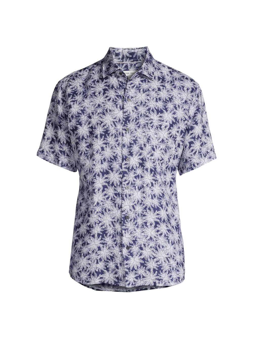 

Льняная спортивная рубашка Crown Key Cove Peter Millar, синий
