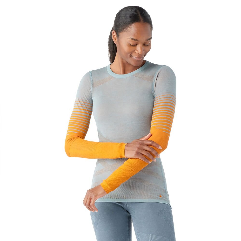 

Футболка с длинным рукавом Smartwool Intraknit Merino 200 Pattern, серый