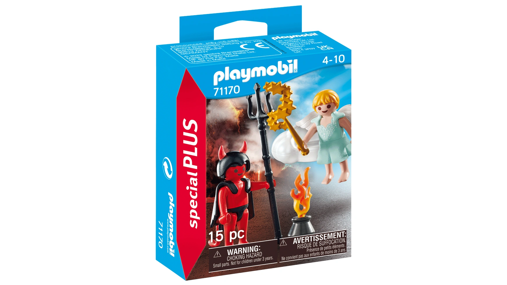 Special plus маленькие ангелы и дьяволы Playmobil друзья playmo кикбоксер playmobil