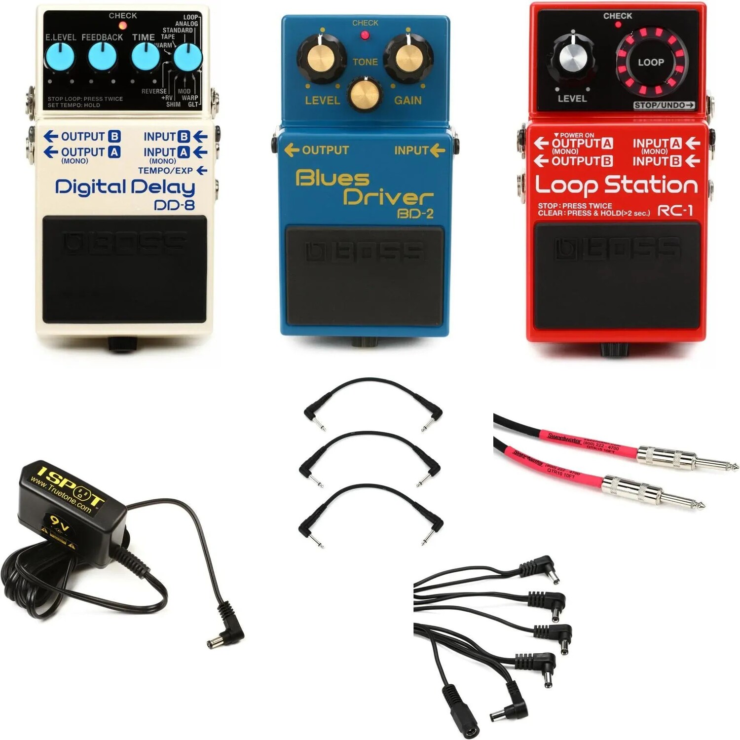 

Комплект педалей Boss Looper Essential с блоком питания