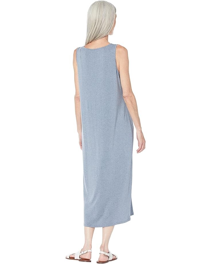 

Платье Eileen Fisher Jewel Neck Full-Length Dress, цвет Dusk