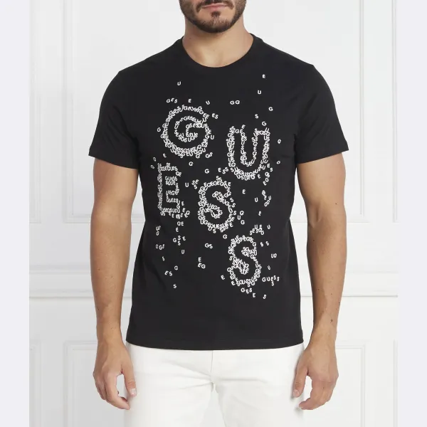 

Футболка стандартного кроя Guess, черный