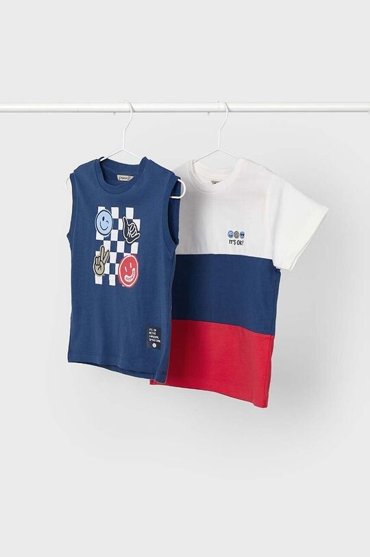 

Mayoral Детские хлопковые футболки, 2 пары, синий