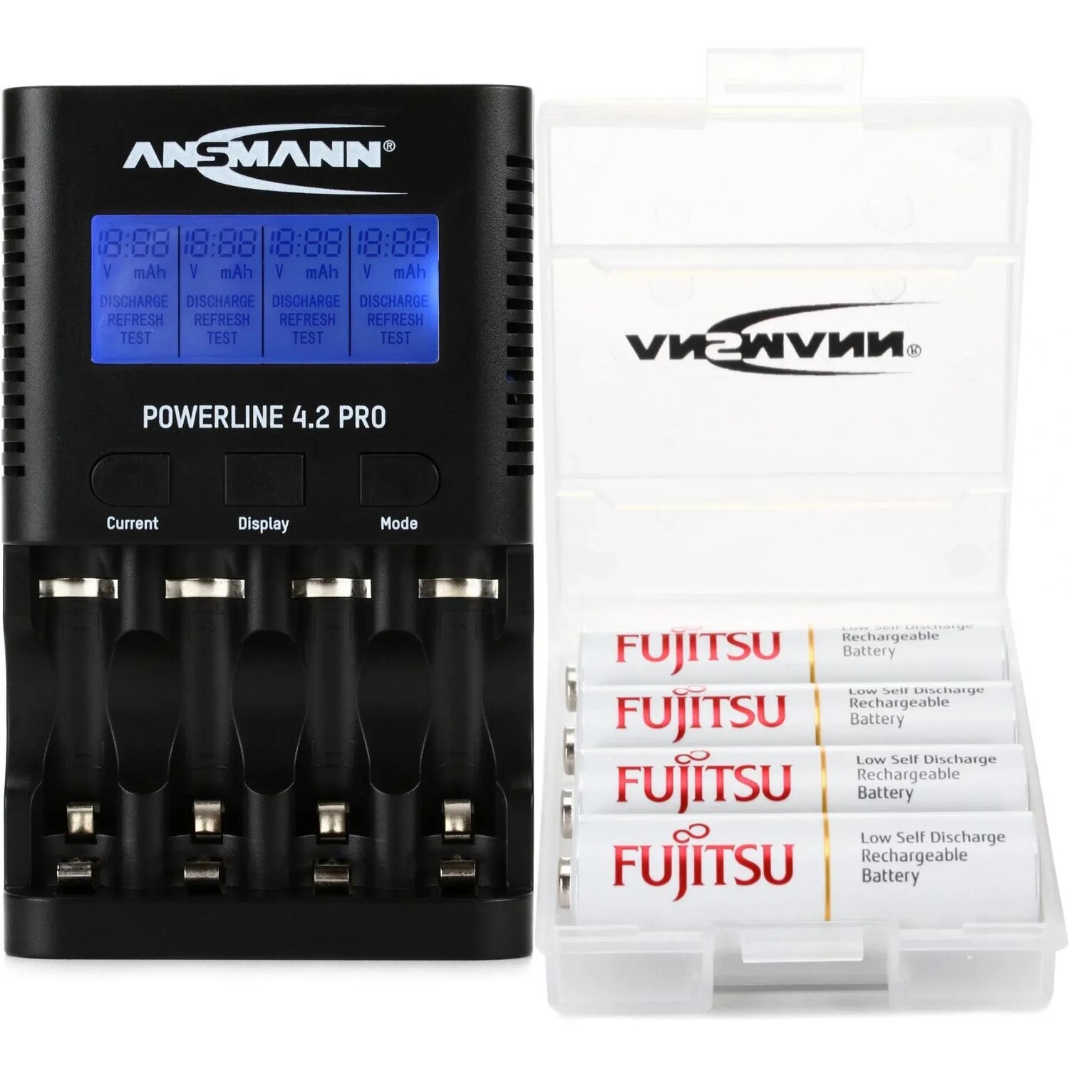 

Ansmann Powerline 4.2 Pro с (4) батареями Fujitsu AA