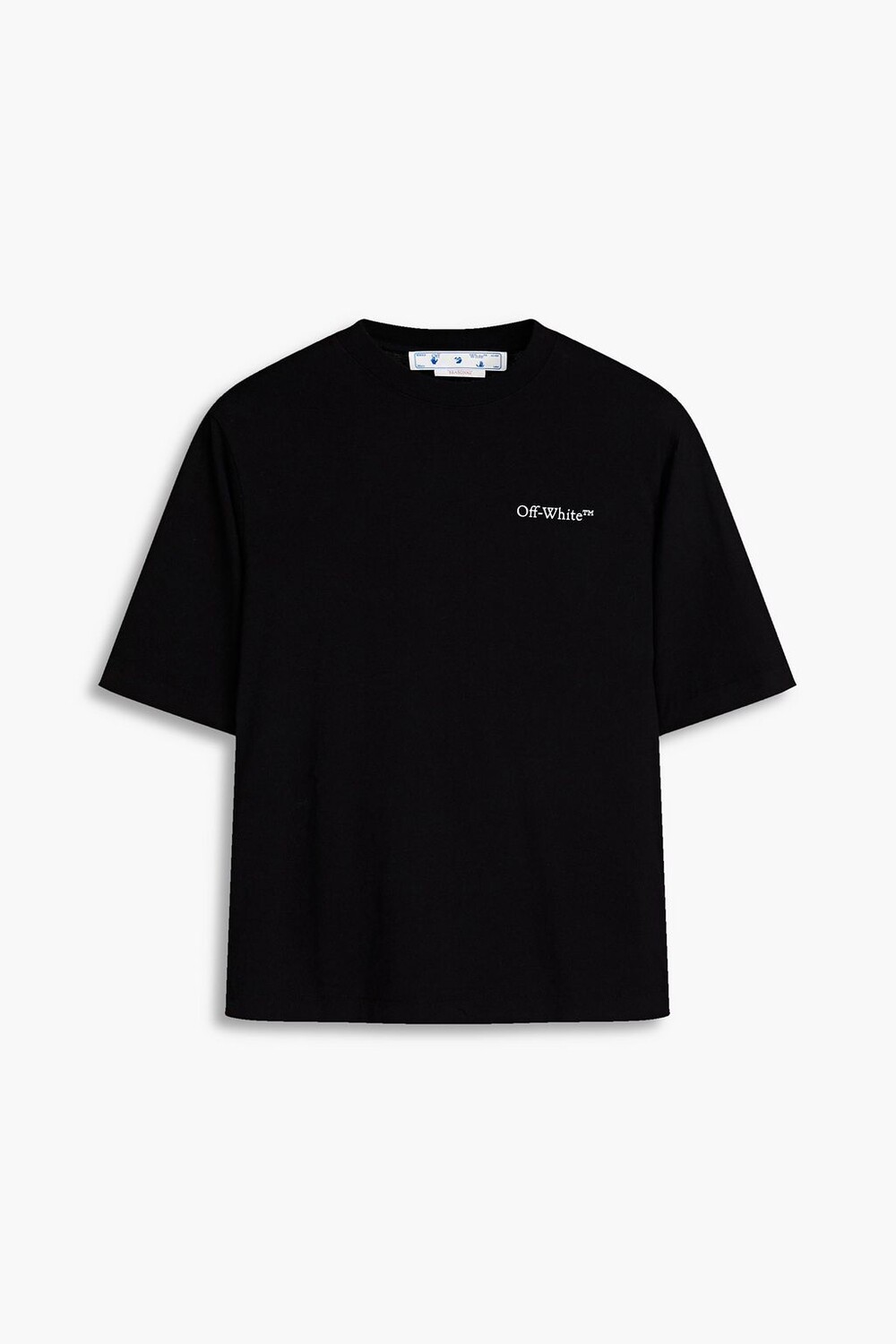 

Футболка из хлопкового джерси с принтом Off-White, черный