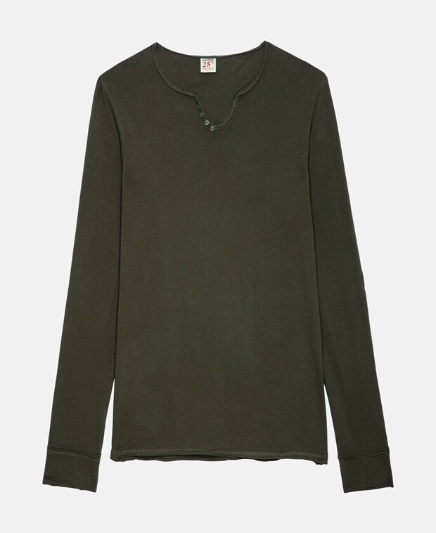 

Топ с длинными рукавами Zadig&Voltaire, цвет Moss