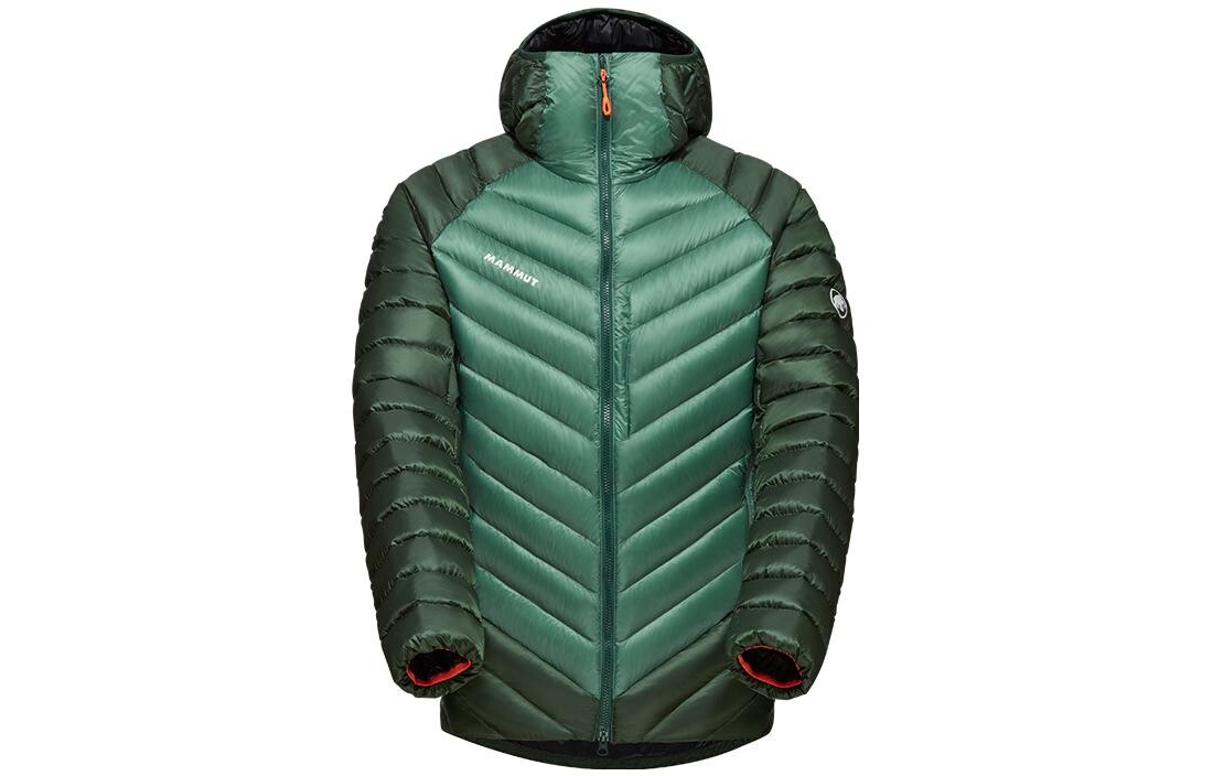 

Широкий пуховик мужской Mammut, цвет Deep Jade Green - Jungle Green