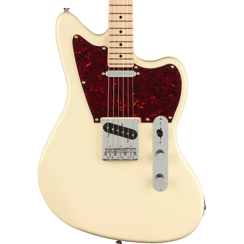 Электрогитара Squier Paranormal Offset Telecaster - Maple Fingerboard, Tortoiseshell Pickguard, Olympic White