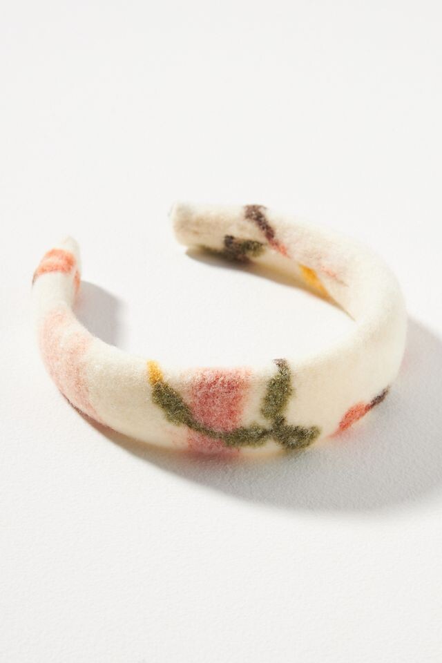 

Повязка на голову Anthropologie из фетра, слоновая кость