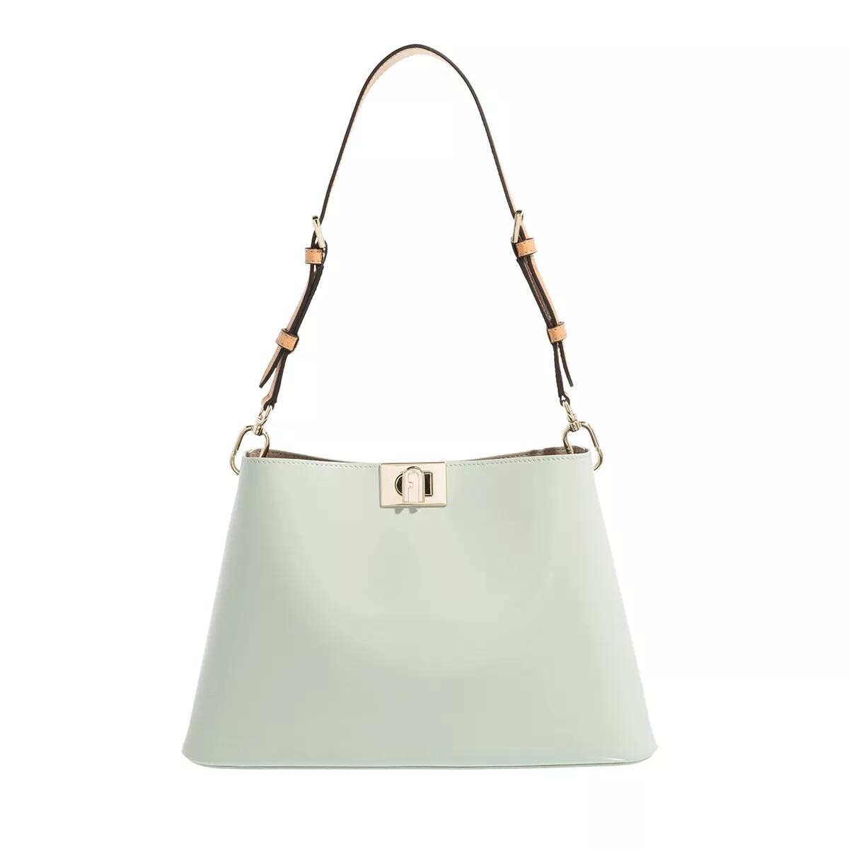 

Сумка через плечо fleur m из фетра Furla, зеленый