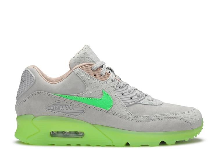 

Кроссовки Nike AIR MAX 90 PREMIUM 'NEW SPECIES', платиновый, Серый