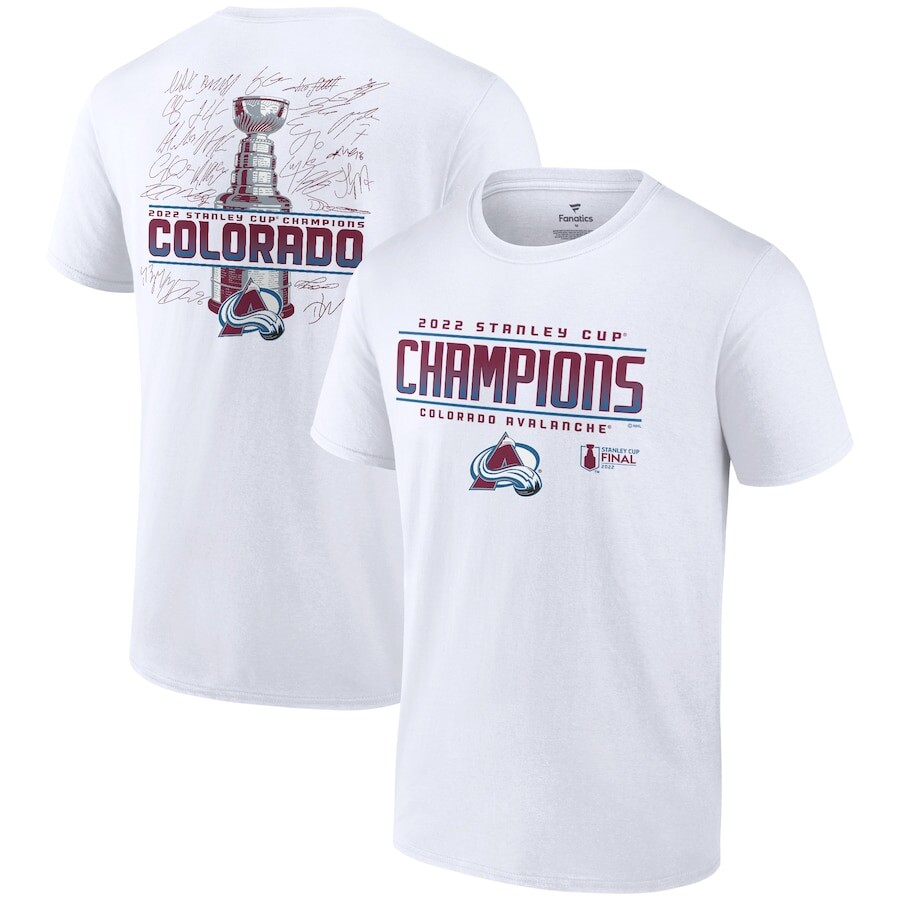 

Футболка с коротким рукавом Fanatics Branded Colorado Avalanche, белый