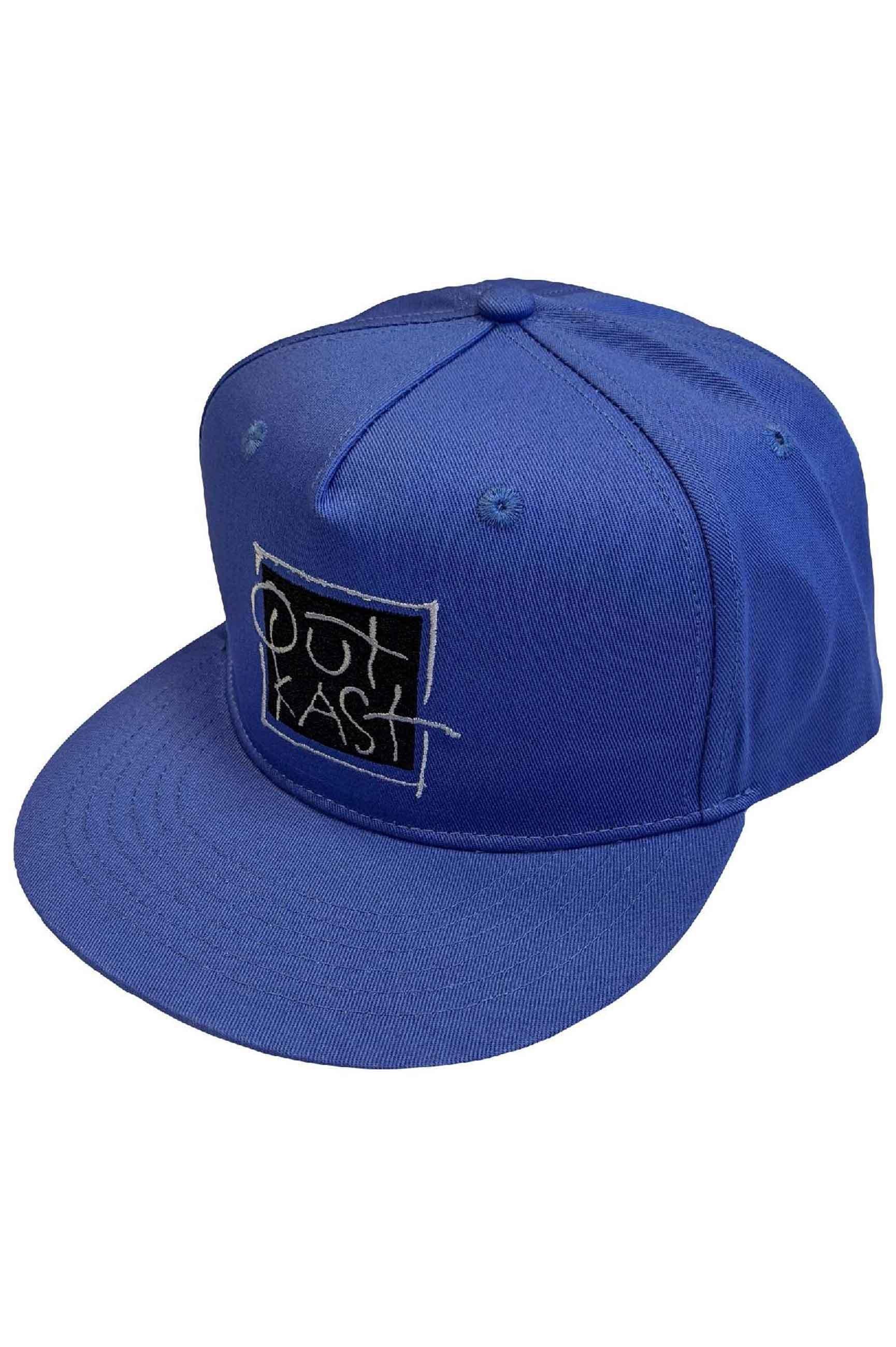 цена Бейсбольная кепка Snapback с логотипом Box Outkast, синий