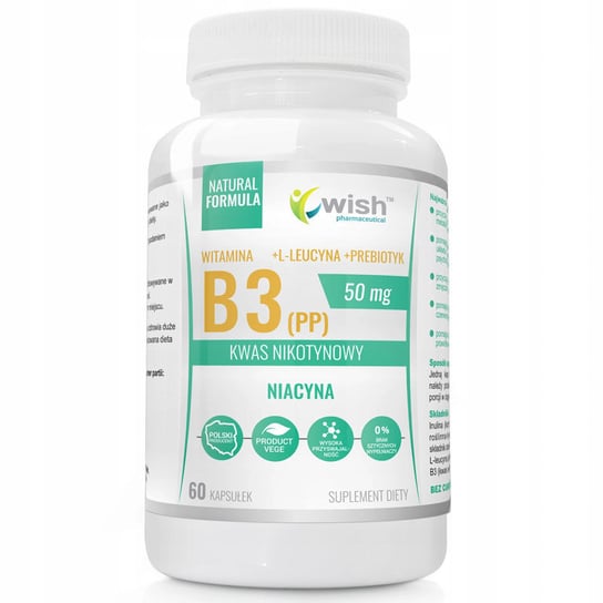 Wish, Витамин B3(Pp) 50мг 60 капс диацереин сз капс 50мг 30