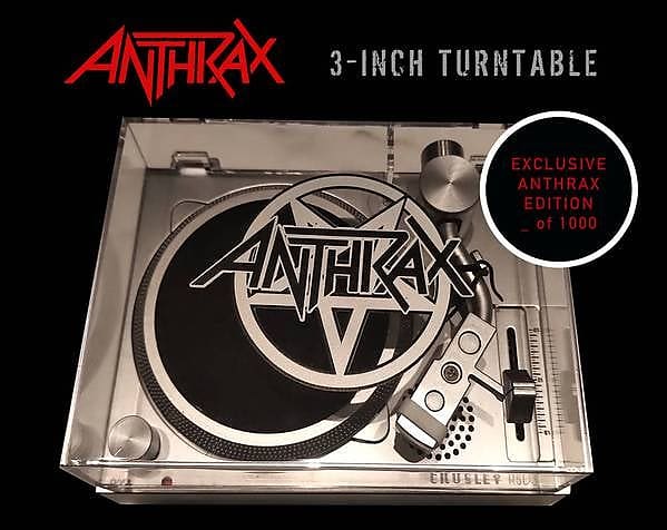Проигрыватель Crosley Anthrax 3inch Turntable (RSD2021) виниловый проигрыватель crosley cruiser deluxe cr8005d teal