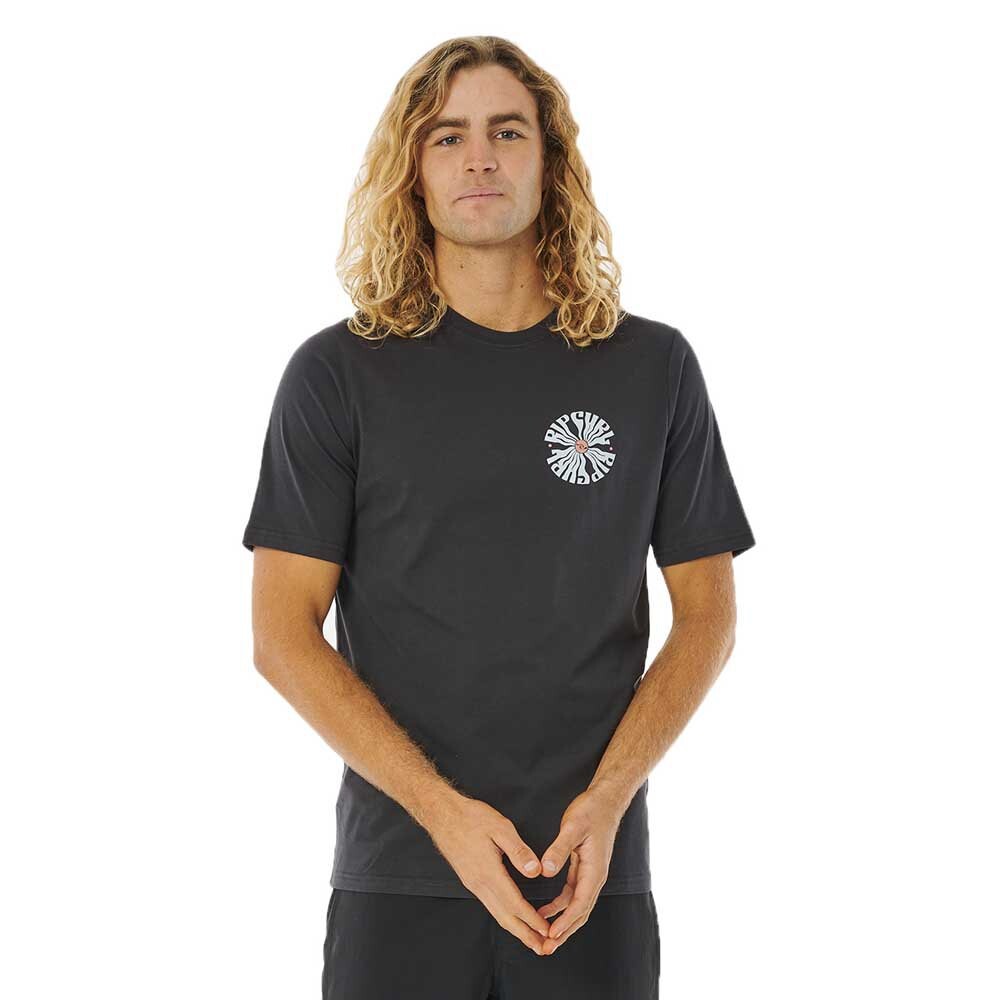 

Рашгард Rip Curl Swc Psyche Circles Short Sleeve, черный