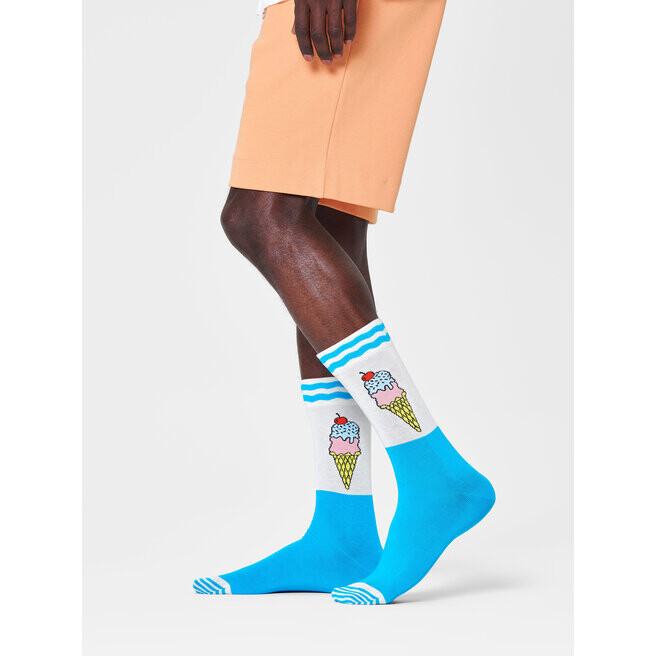 

Носки Happy Socks, синий/бежевый