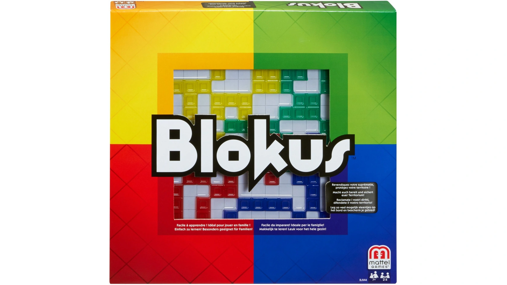 цена Mattel Games Blokus, настольная игра, стратегическая игра, детская игра