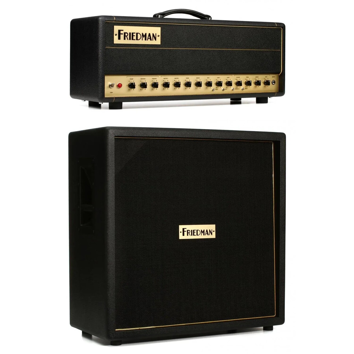 

Friedman BE-50 Deluxe 3-канальная ламповая головка мощностью 50 Вт с кабинетом 4x12 мощностью 100 Вт