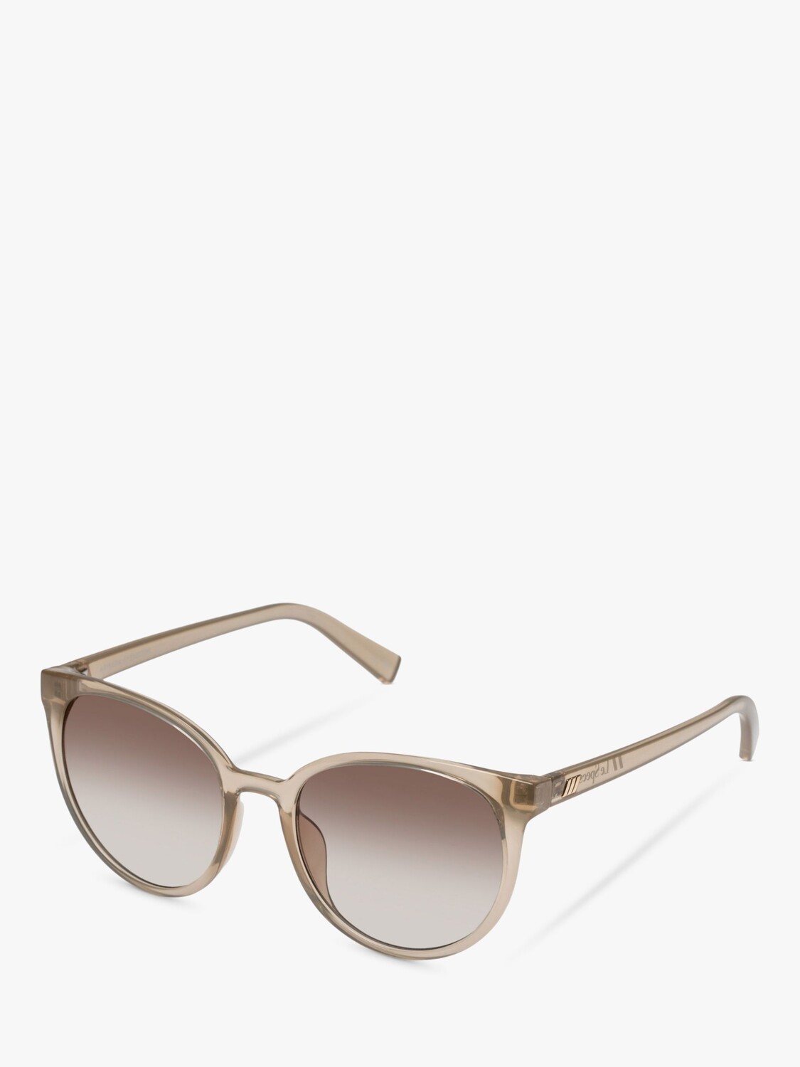 

Le Specs L5000171 Женские круглые солнцезащитные очки Armada, прозрачный беж/бежевый с градиентом