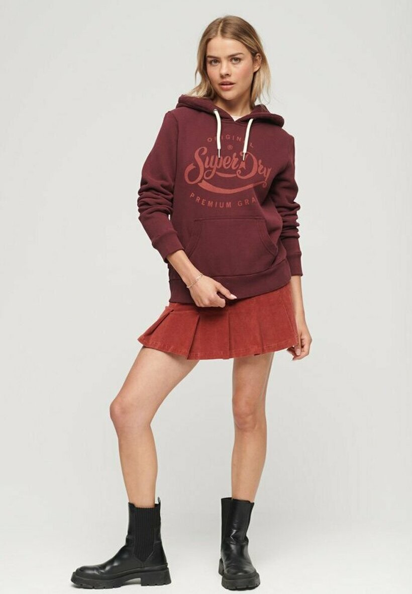 

Толстовка ARCHIVE SCRIPT GRAPHIC Superdry, фиолетовый