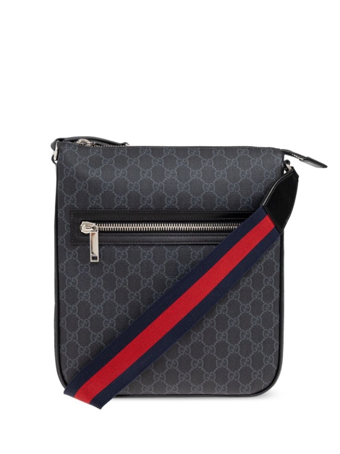 

Gucci сумка из кожи с переплетенными буквами G, черный