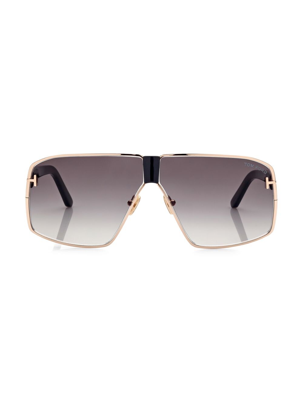 

Солнцезащитные очки Reno 66MM Shield Tom Ford, роза