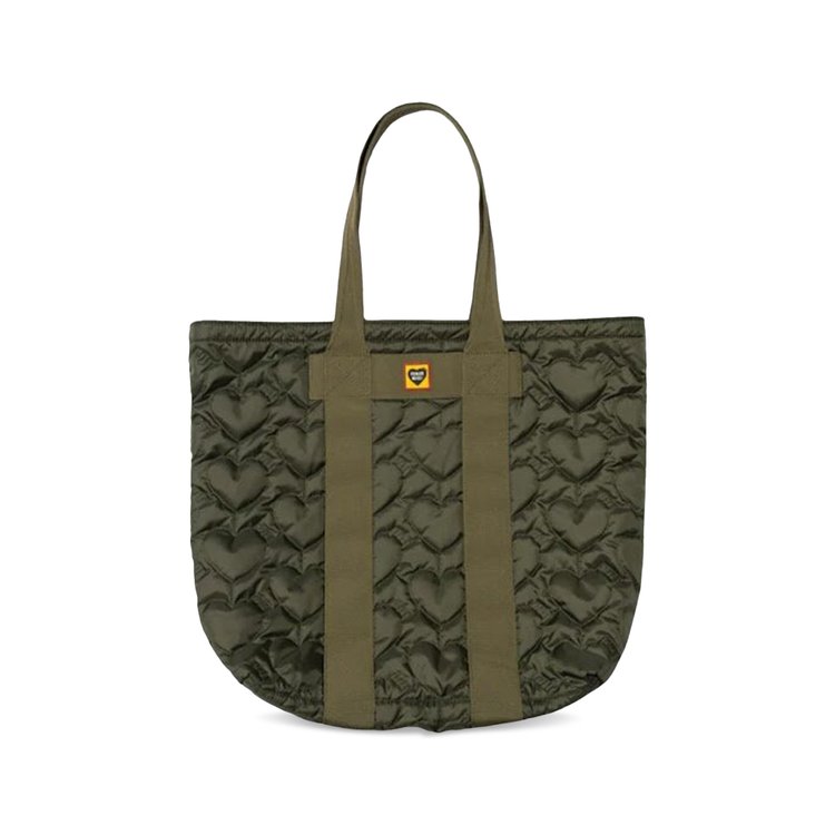 

Сумка-тоут Human Made Heart Quilting Tote, цвет Olive Drab