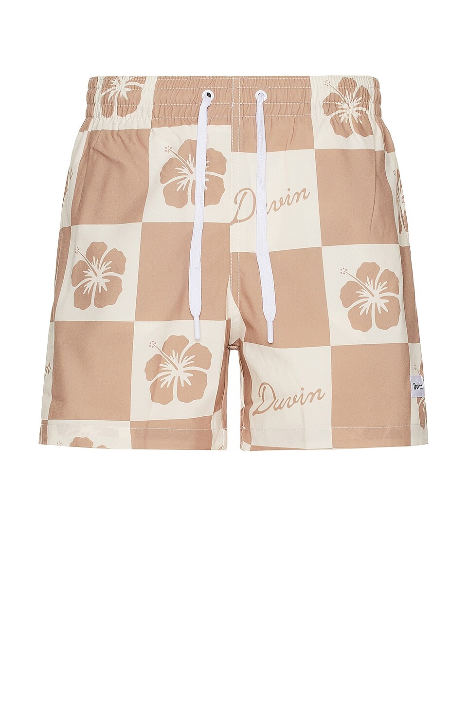 

Шорты Duvin Design Checker Flower Swim Short, загар