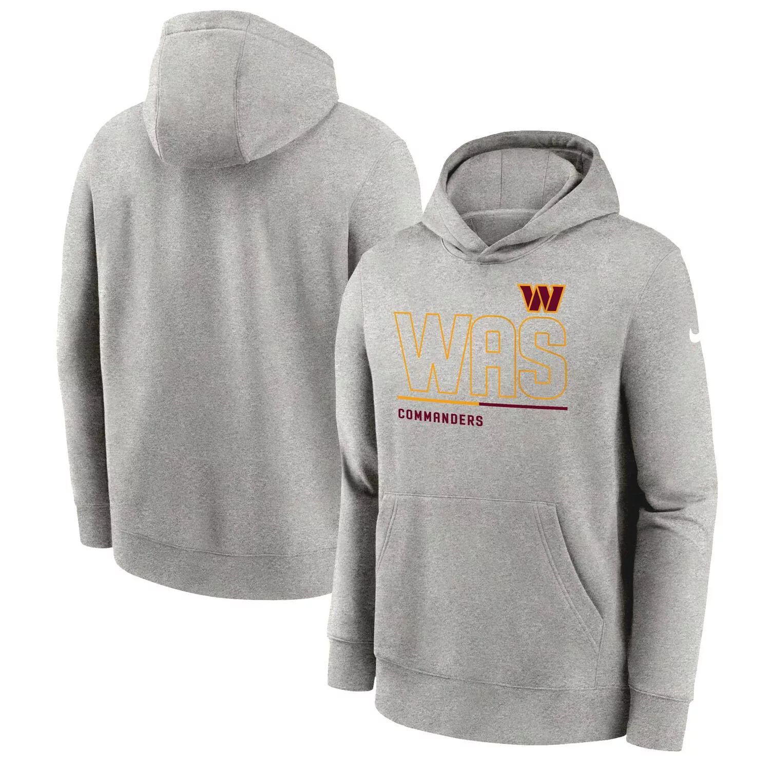цена Молодежный пуловер с капюшоном Nike Washington Commanders City Code Nike