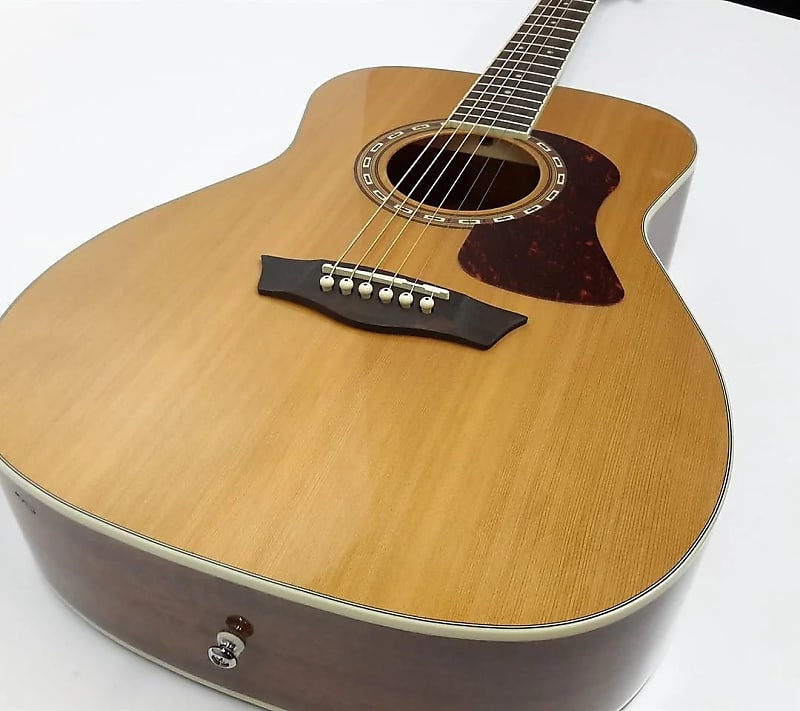 Акустическая гитара Washburn HF11SCE Heritage Series Folk Cutaway Solid Cedar Mahogany 6-String Acoustic-Electric Guitar